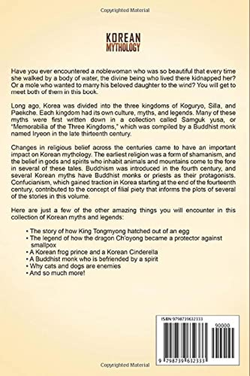 Korean Mythology: Captivating Myths, Legends, and Folktales from Korea image number 2