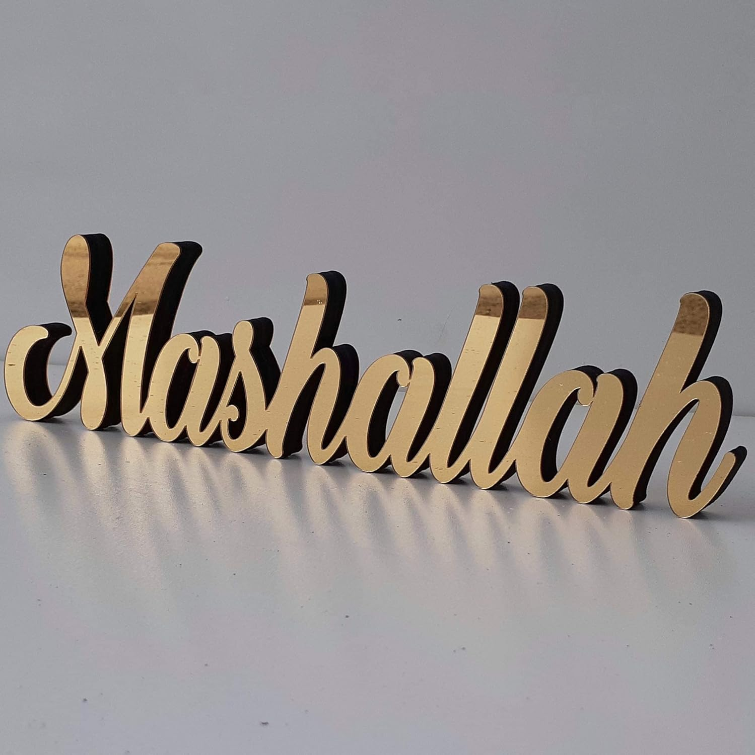 Iwa Concept Mashallah Gold Islamic Decor | Home Decorations for Ramadan & Eid Gifts image number 6