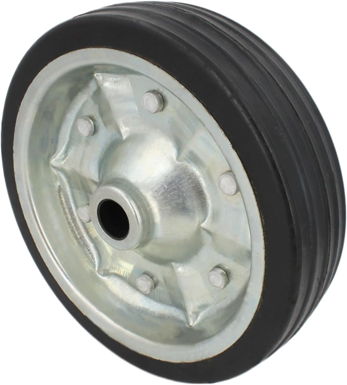 Acbbmns 8" (200Mm) Jockey Wheel Solid Rubber Replacement Wheel Tyre Tire Trailer Caravan, Diameter 200 Mm, Tyre Width 55 Mm, Bore 16Mm image number 4