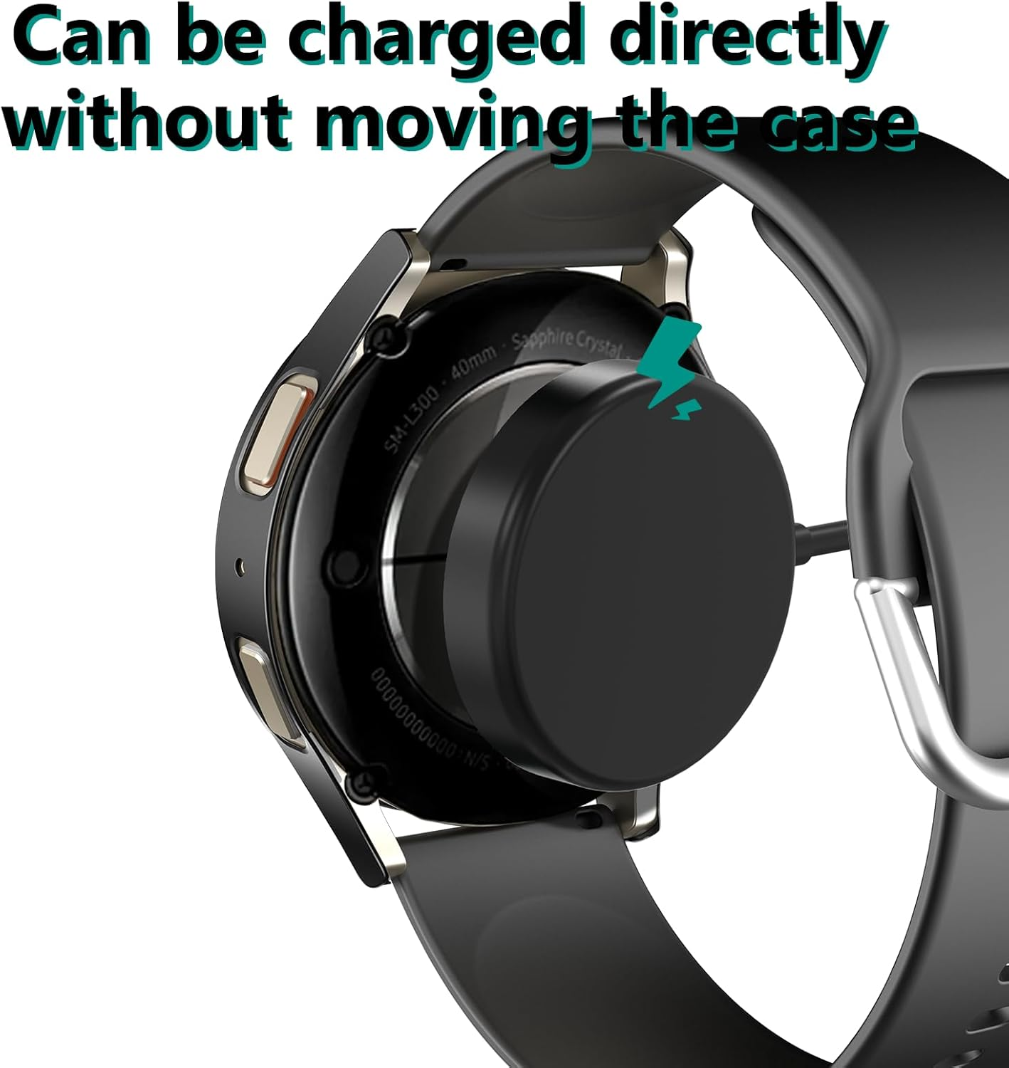 Bigqin (5 Pack) Tempered Glass Screen Protector Case Compatible with Samsung Galaxy Watch 7 44Mm Full Protection HD Hard PC Cover [High Sensitivity]