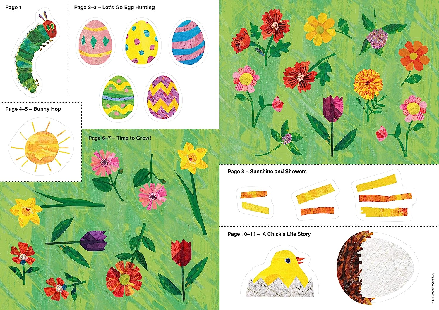 The Very Hungry Caterpillar'S Easter Sticker and Colouring Book image number 4