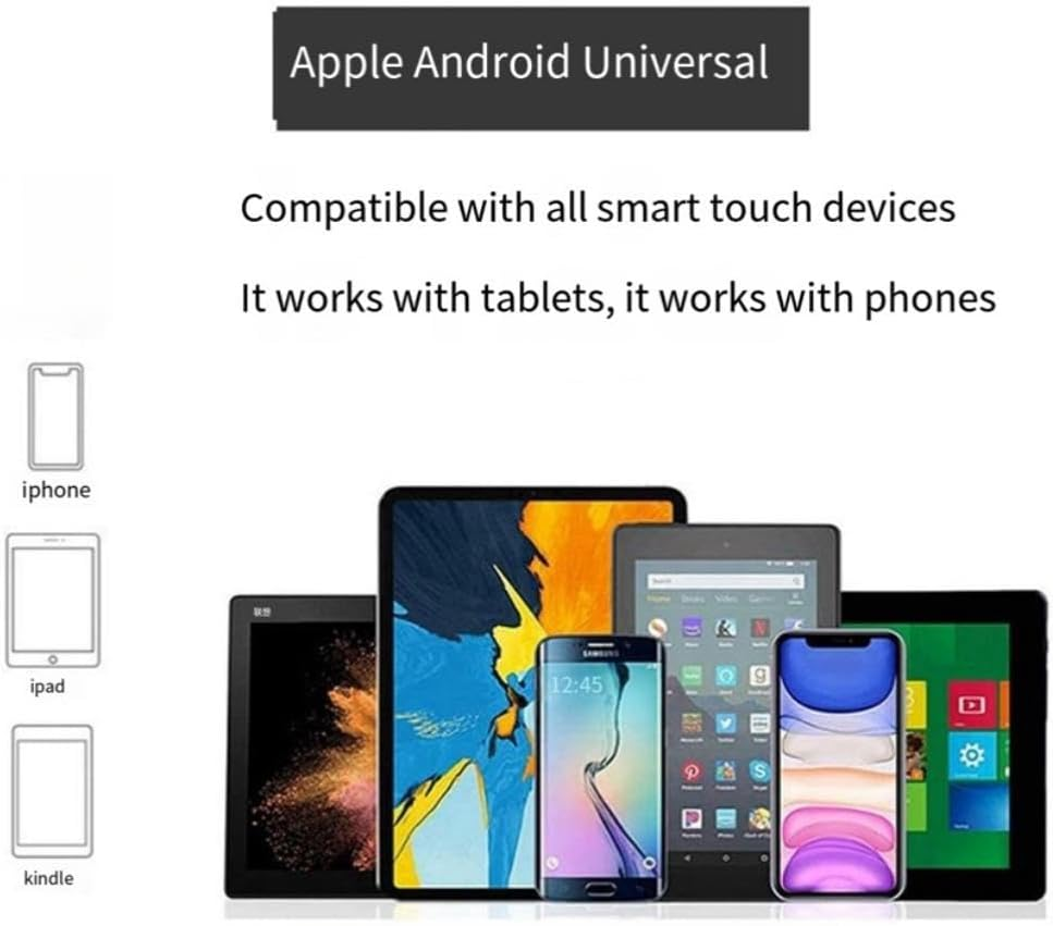 Stylus Pen for Samsung Galaxy Tab A9Plus/A9/A8/A8Plus/A7 Compatible with Ipad/Amz Fire Android Tablet All Touch Devices Universal High Sensitive S Pen (Black) - Black image number 4