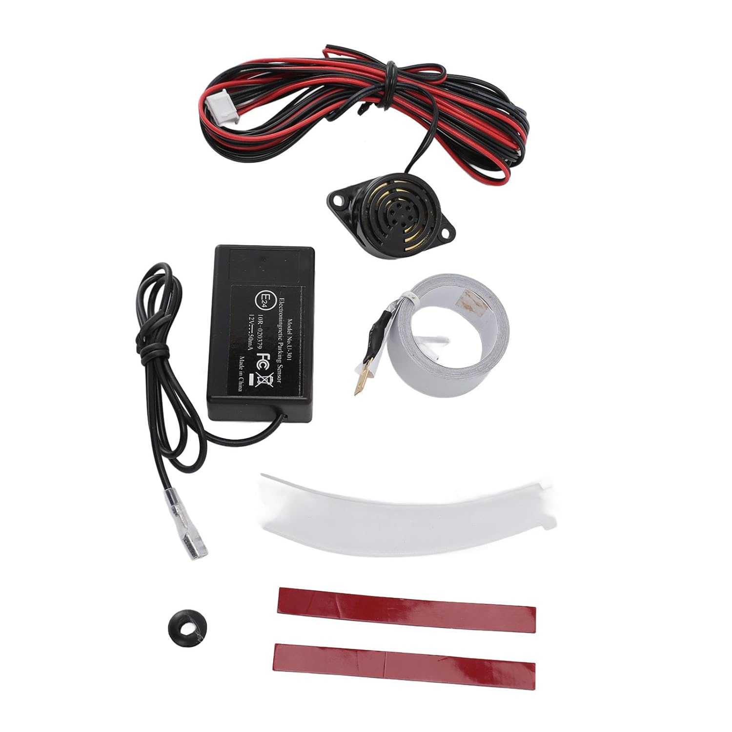 Reverse Backup Parking Sensor Car Electromagnetic Parking Radar System, Vehicle Reverse Backup Radar System Buzzer Alarm Safety Parking Reversing Kit for Car 12V image number 3