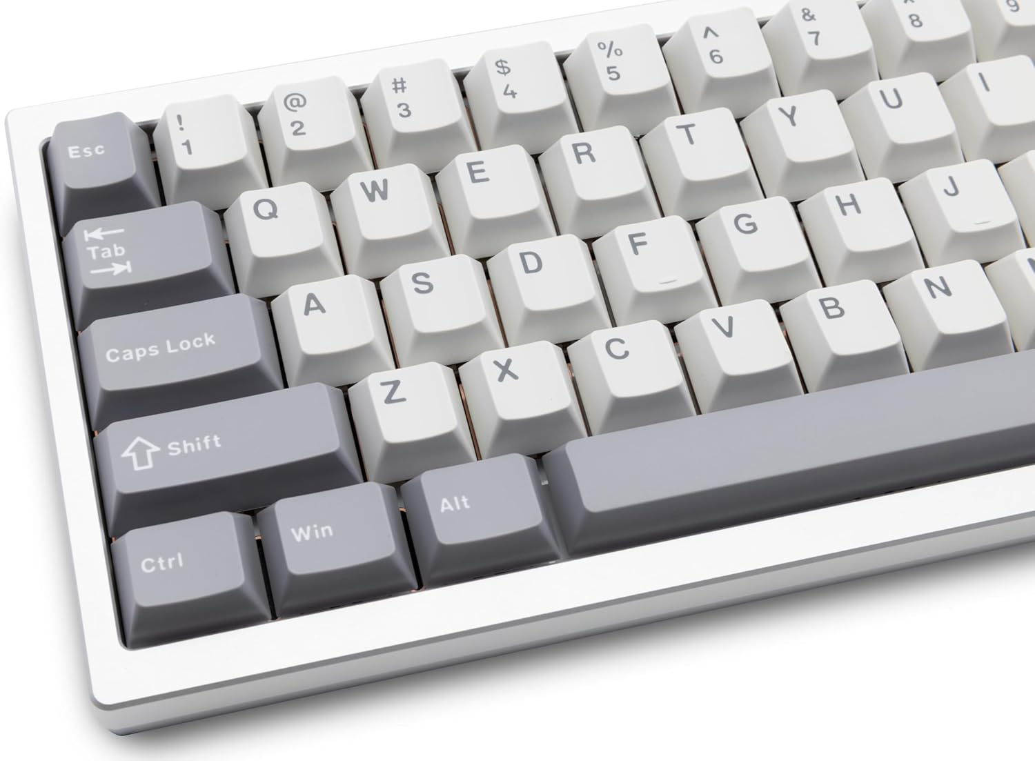 WOBKEY Zen 65 65% Quick Release Wireless Mechanical Keyboard with RGB, CNC Aluminum Case, Hot-Swappable, via Support, BT/2.4G/USB-C Gaming Keyboard for Mac/Windows (Ultra Silver) image number 3