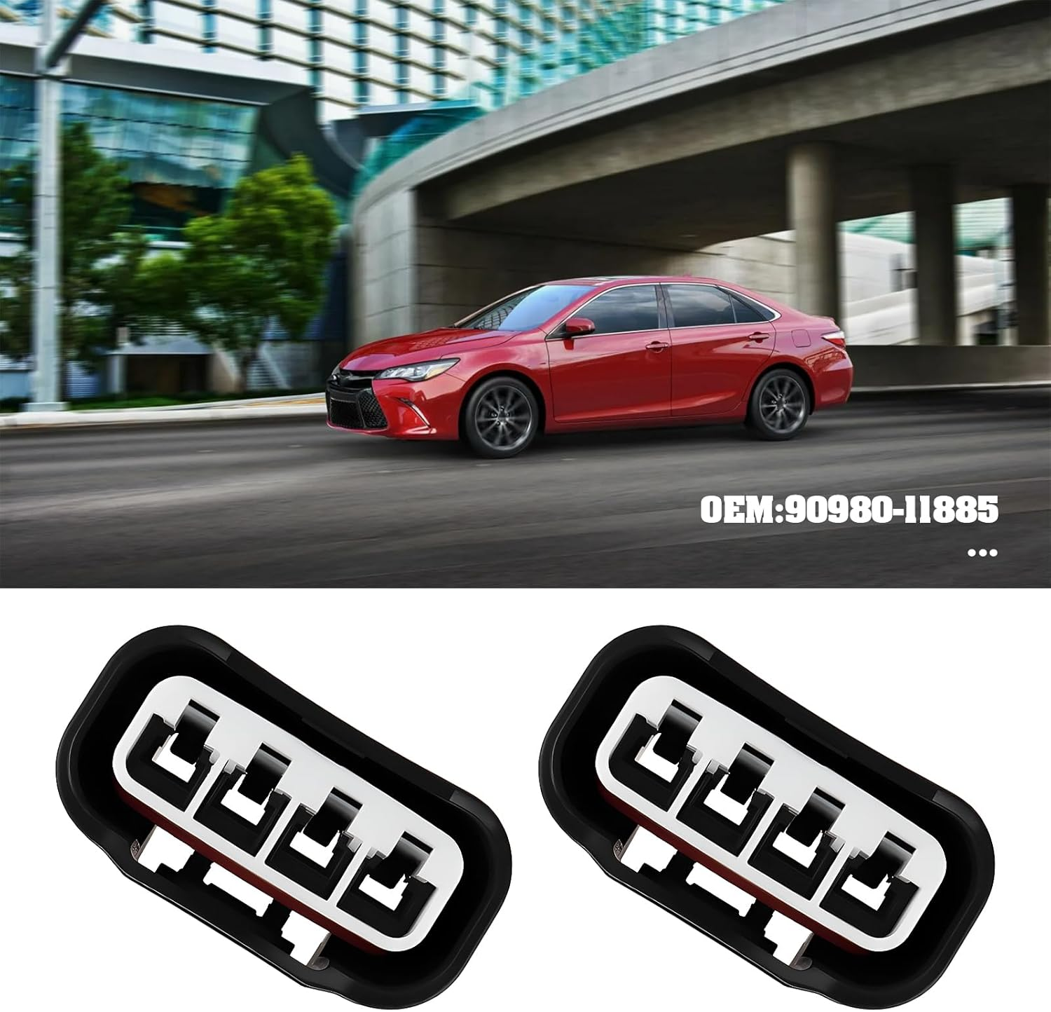 SING F LTD 4Pcs 4Pin Ignition Coil Plug Connector 90980-11885 Compatible with Toyota image number 3