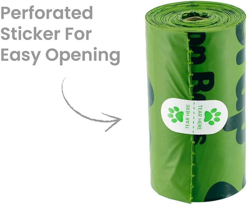 120X Oh Crap Compostable/Biodegradable Dog Poop/Poo Clean up Bags 23 X 33Cm image number 1