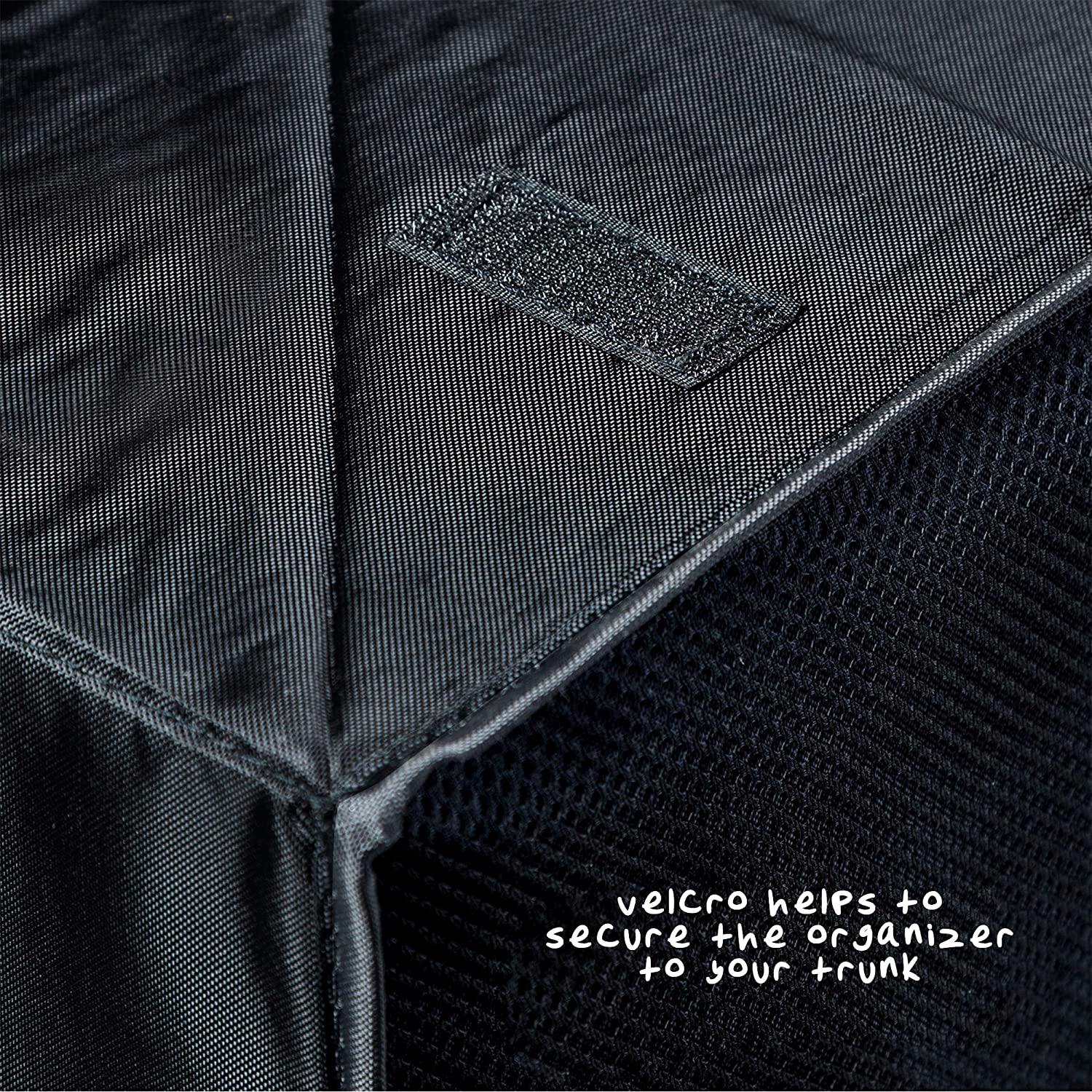 Honey-Can-Do SFT-01166 Black Folding Trunk Organizer, Black image number 2