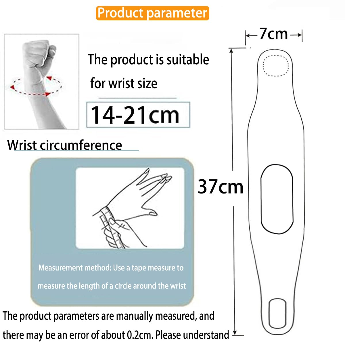 Carpal Tunnel Wrist Brace，【Silicone Material】Wrist Tendon Sheath Joint Protection， Lightweight and Adjustable Wrist Support Brace，Universal for Both Hands，Pain Relief，Lightweight, Breathable, Sweat Wicking，For Men and Women，Suitable for Housework, Sports (1, Gray) image number 1