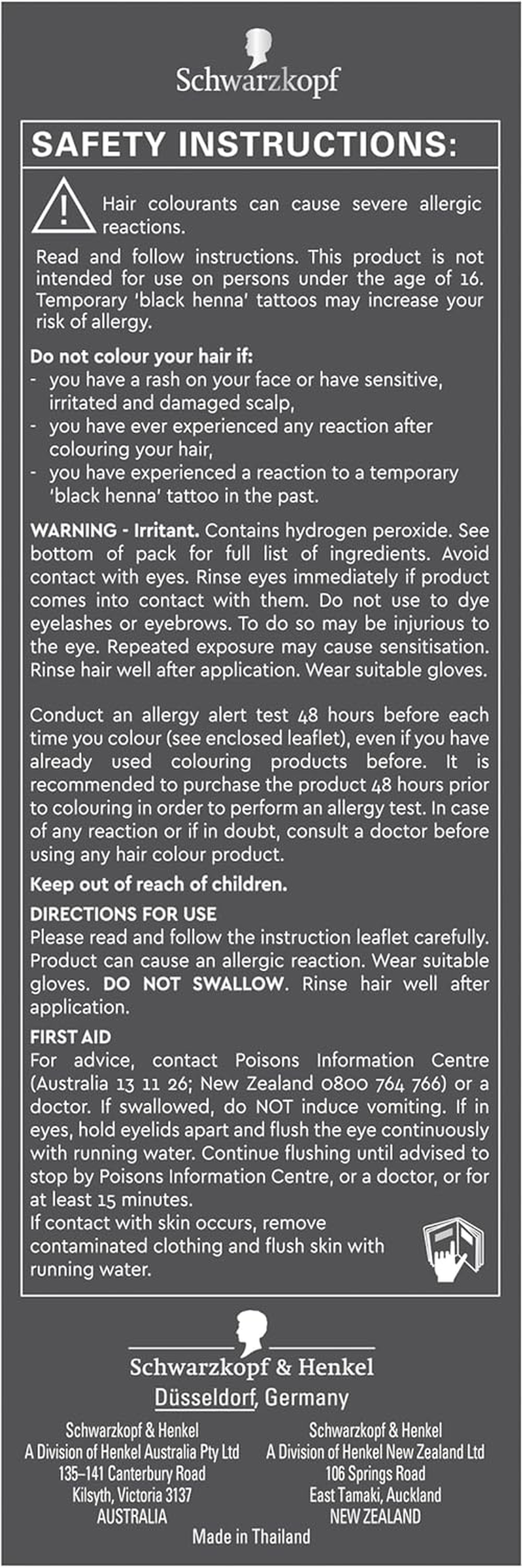 Schwarzkopf Brilliance 76 Magical Mahogany ANZ 60Ml Permanant Hair Colour image number 5