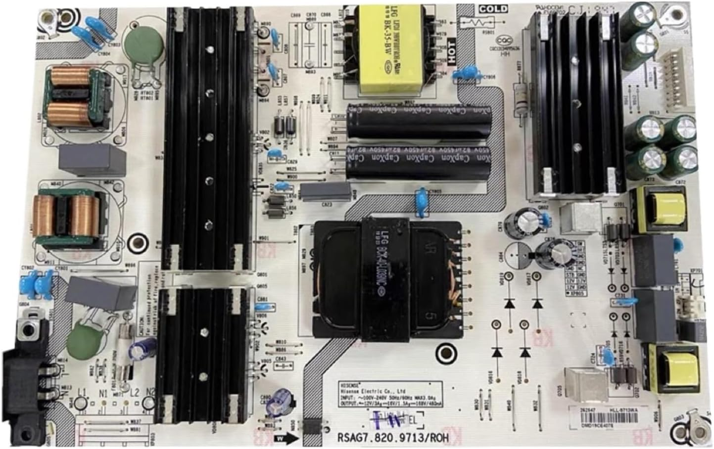 Compatible for Hisense， 65V1F-PRO TV Power Board RSAG7.820.9713/ROH Has Been Tested. image number 4