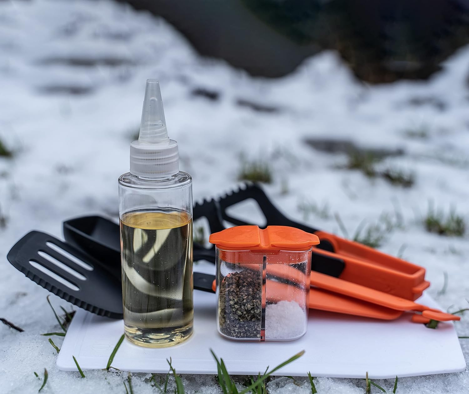 Fire-Maple Chef Camp Kitchen Set | Portable 6 Pc Kit with Folding Tongs, Spatula, Spoon | Essential Outdoor Gear for Backpacking, Car Camping, Fishing, BBQ, and Travel image number 6