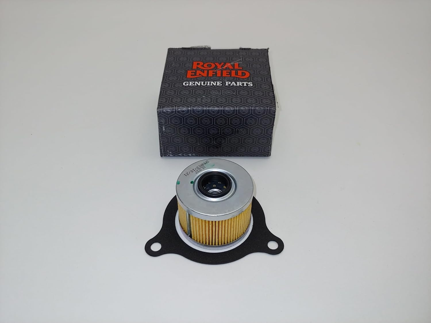 JL Missouri Parts & Misc. 2 Royal Enfield Brand OEM Himalayan & Scram 411 Motorcycle Oil Filters and Seals 88864 RE Housing Gasket. image number 2