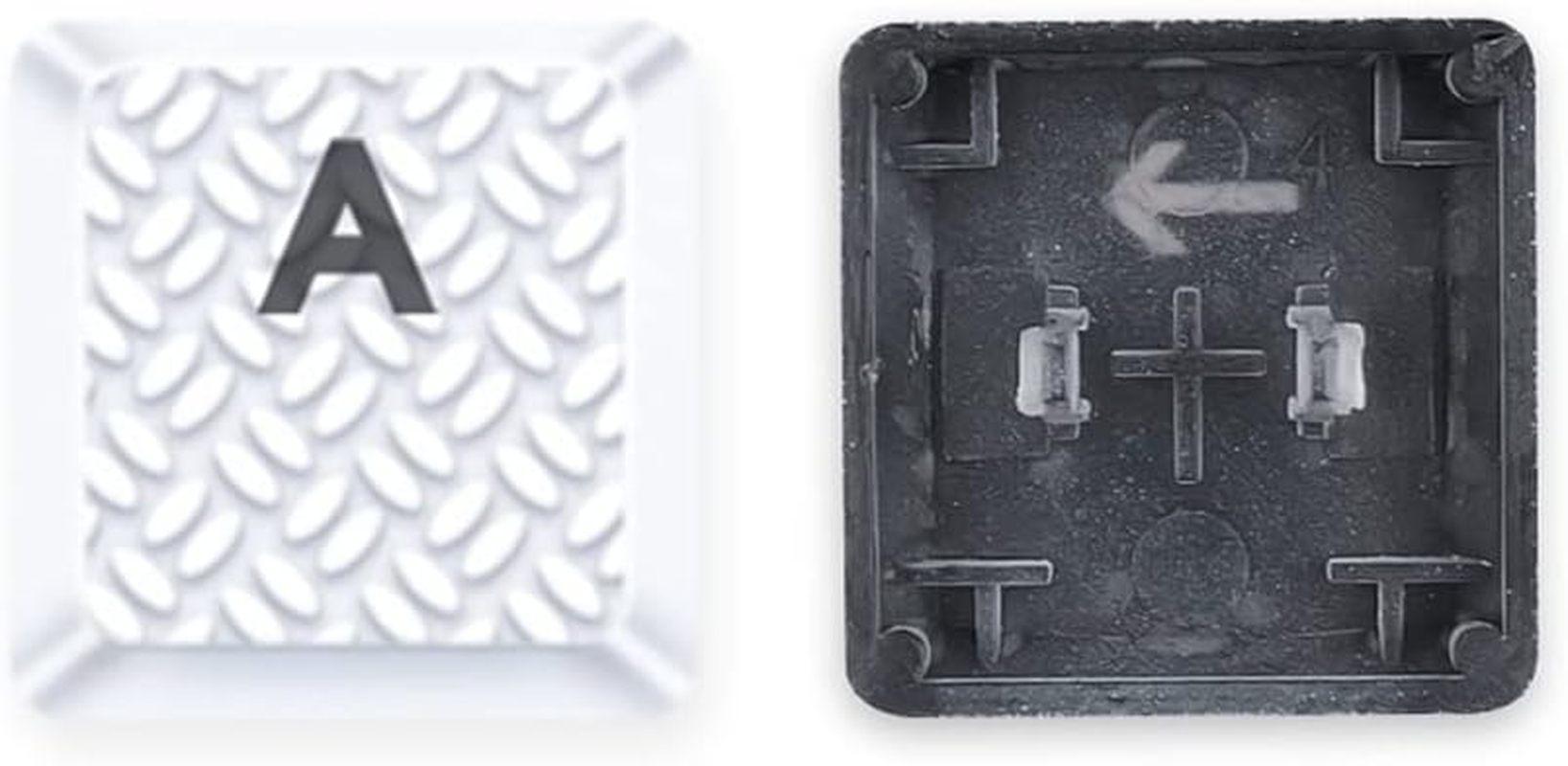 Texture Tactility Backlit Keycaps Key Cap Replacement for GL Tactile Switch Logit G813 G815 G913 G915 TKL RGB Mechanical Gaming Keyboard (13 Keys, White)