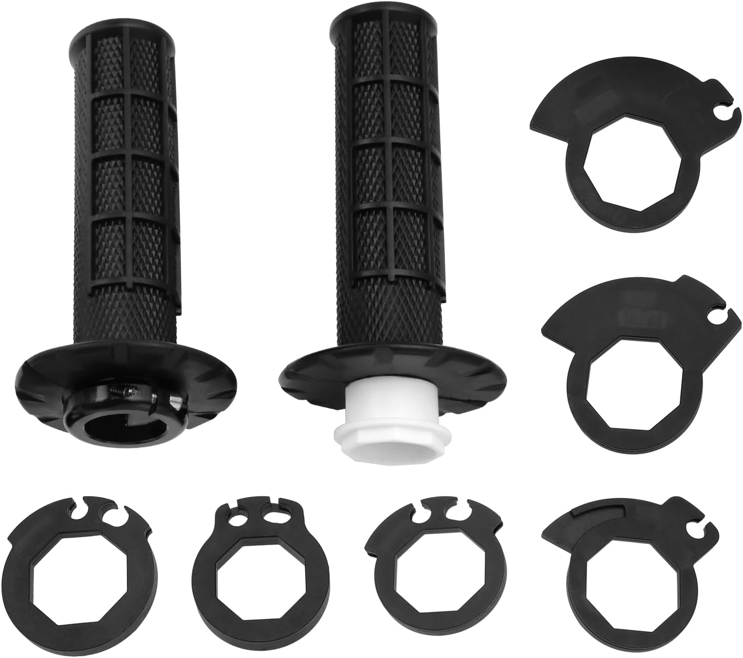 Motorcycl Non Slip Lock-On Grips Handle Bar Grips for 7/8" 22Mm Bars with 6 Adjustable Cams Compatible with KTM SX 85 125 150 250 300 350 450 EXC XC-W image number 1