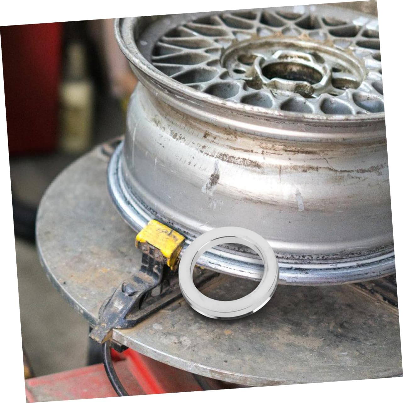 FOYTOKI Aluminum Hub Centric Rings 4Pcs 56.1 to 54.1 Wheel Hub Adapters for Off-Road Vehicles Automotive Accessories image number 6