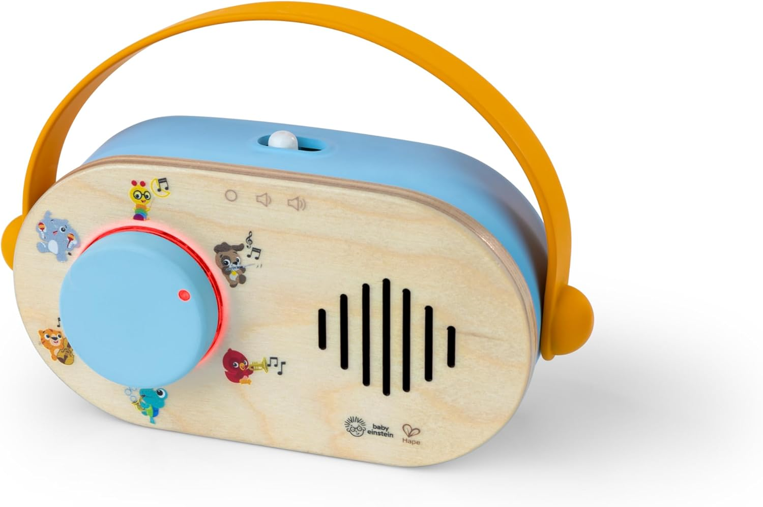 Baby Einstein + Hape Discovery Radio Toy Radio with Music & Lights, Ages 6 Months+ image number 5