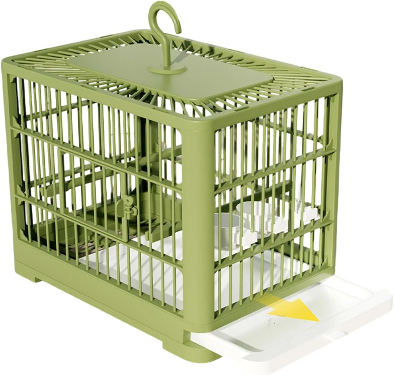 Travel Cage for Birds | Parakeet Travel Cage with Pull Out Tray,Breathable Pet Bird Playing Habitat for Budgies Sparrow Macaws Parakeet Cockatiels