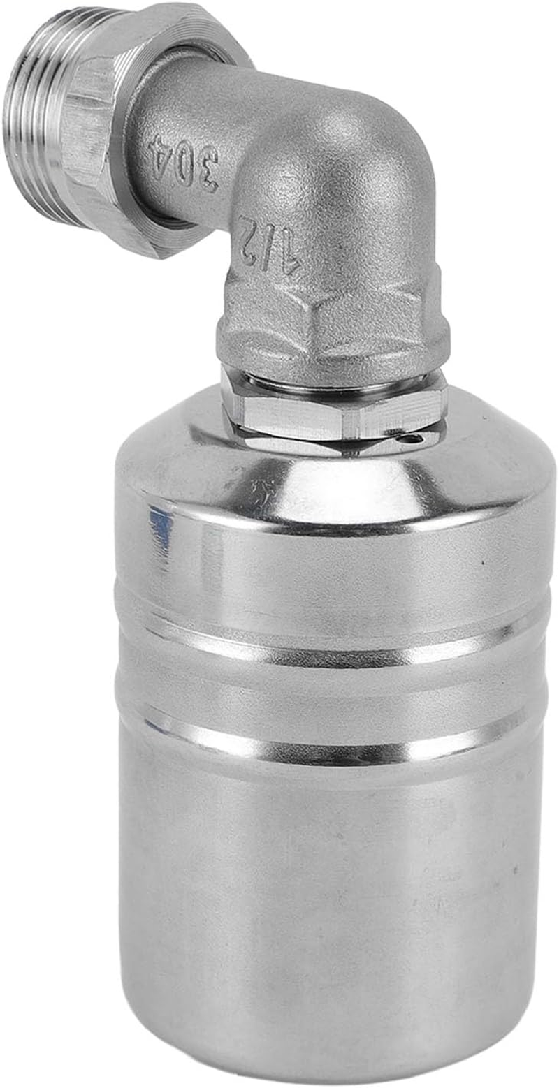 1/2 to 3/4'' Float Valve, Stainless Steel Fully Automatic Level Control for Tank, Pool, Livestock Trough image number 5