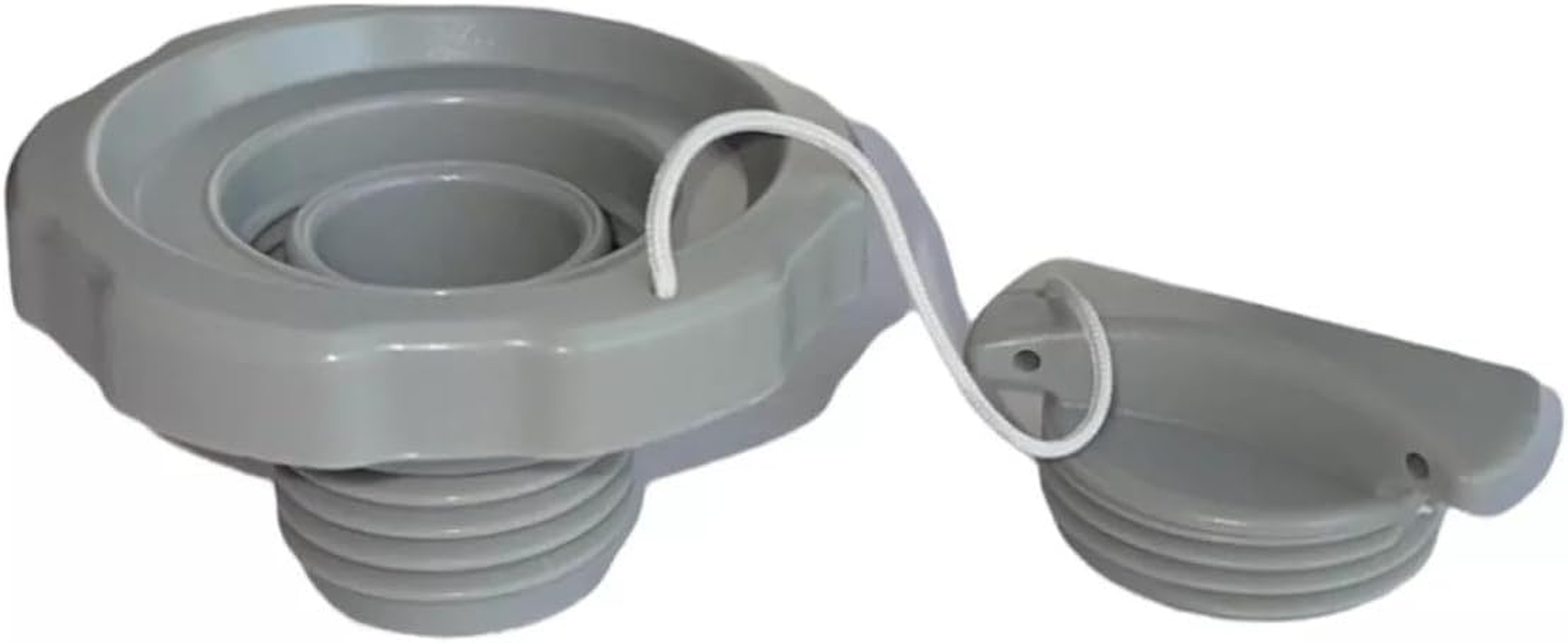 P05767 Air Valve Cap,Replacement One Way Air Valve Cap,Screw Valve Replacement Compatible with Coleman Bahamas Airjet Saluspa Lay Z Spa Inflatable Hot Tub（Grey） image number 2