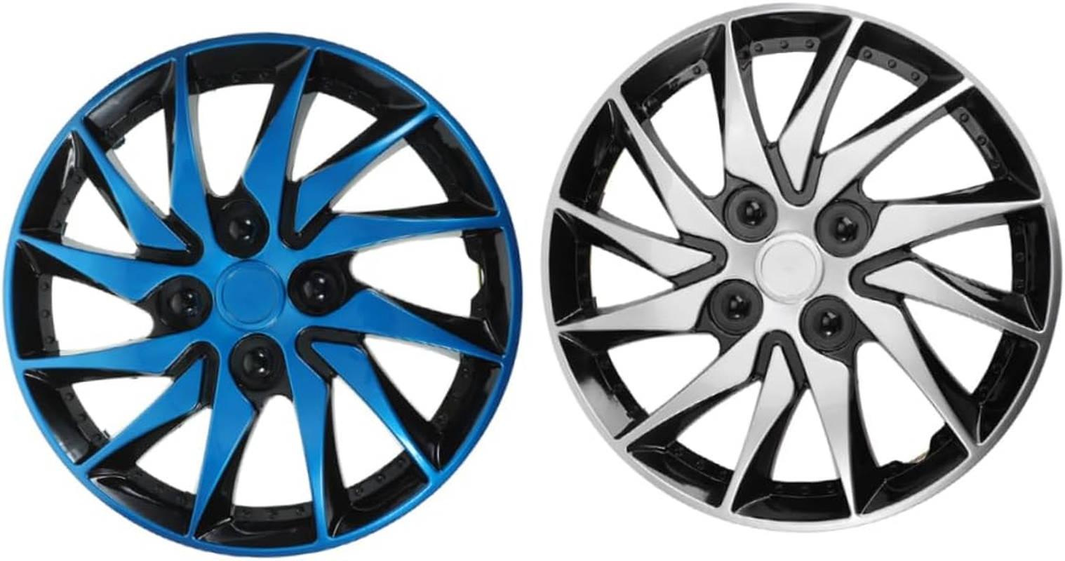 CHILDWEET 2Pcs Decorative Wheel Hub Cover for Car Automotive Accessories Sturdy Pp Material Design Easy Install image number 4