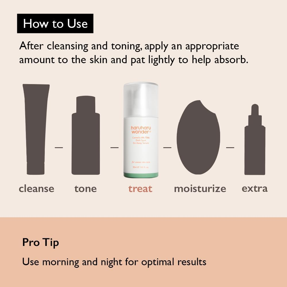 Haruharu Wonder 4% TXA Dark Spot Go Away Serum, 1.01 Fl. Oz, Niacinamide, Tranexamic Acid, Vitamin C & Centella image number 1