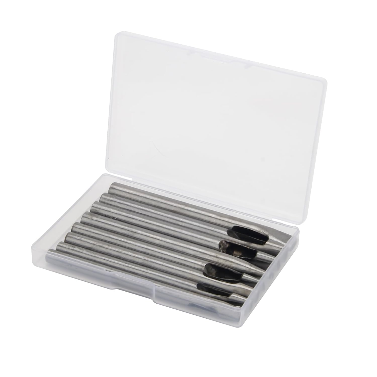 Boyistar 8 Size Oval Hole Punch for Leather 2Mm-5Mm, Leather Craft Punch Tools Set Hollow Punching Oval Belt Hole Cutter Tool for Watch Band, Belt, Leather Crafting with Storage Box image number 6