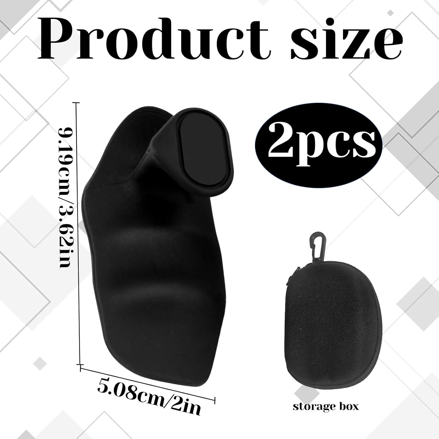 ​​Anti-Slip Gym Grips, 1 Pair Gym Gloves, Weight Lifting Grips with Storing Bag, Ergonomic Silicone Hand Protector Gloves for Training, Dumbbell and Deadlift, Weight Lifting Gloves for Men and Women​ image number 3