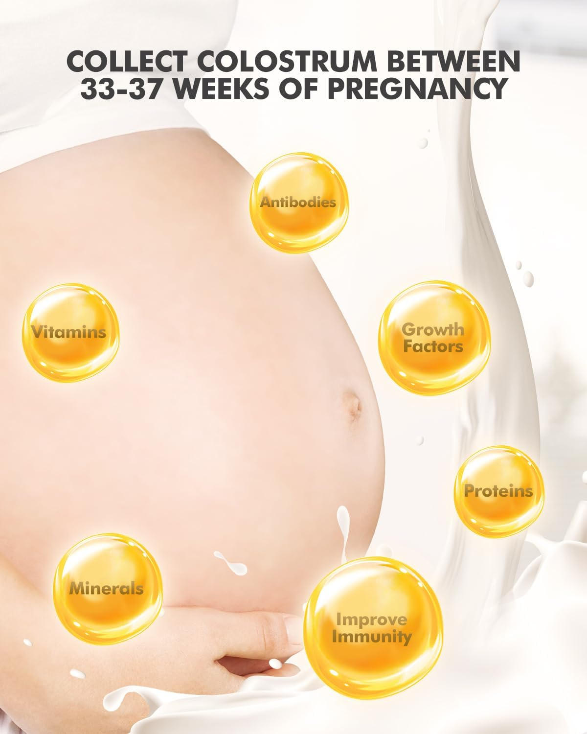 Dearlomum Colostrum Collector Kit Breast Milk Collector 6Ml/12Pcs,Reusable, Heat & Freezer Resistant, Bpa-Free with Cotton Cloth Wipe, Storage Case, Cleaning Brush image number 2