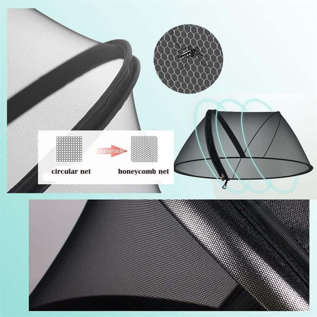 Stroller Bug Net Universal Mosquito Net, Unique Double Zipper Design, Easy to Install and Portable-Fit for Strollers Car Seat Bassinet Cradle