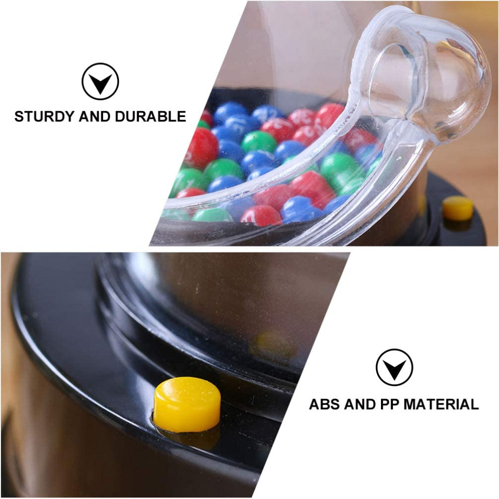 Bingo Game Set with Bingo Cage Bingo Balls Electric Machine Party Game for Adults Families Kids image number 1