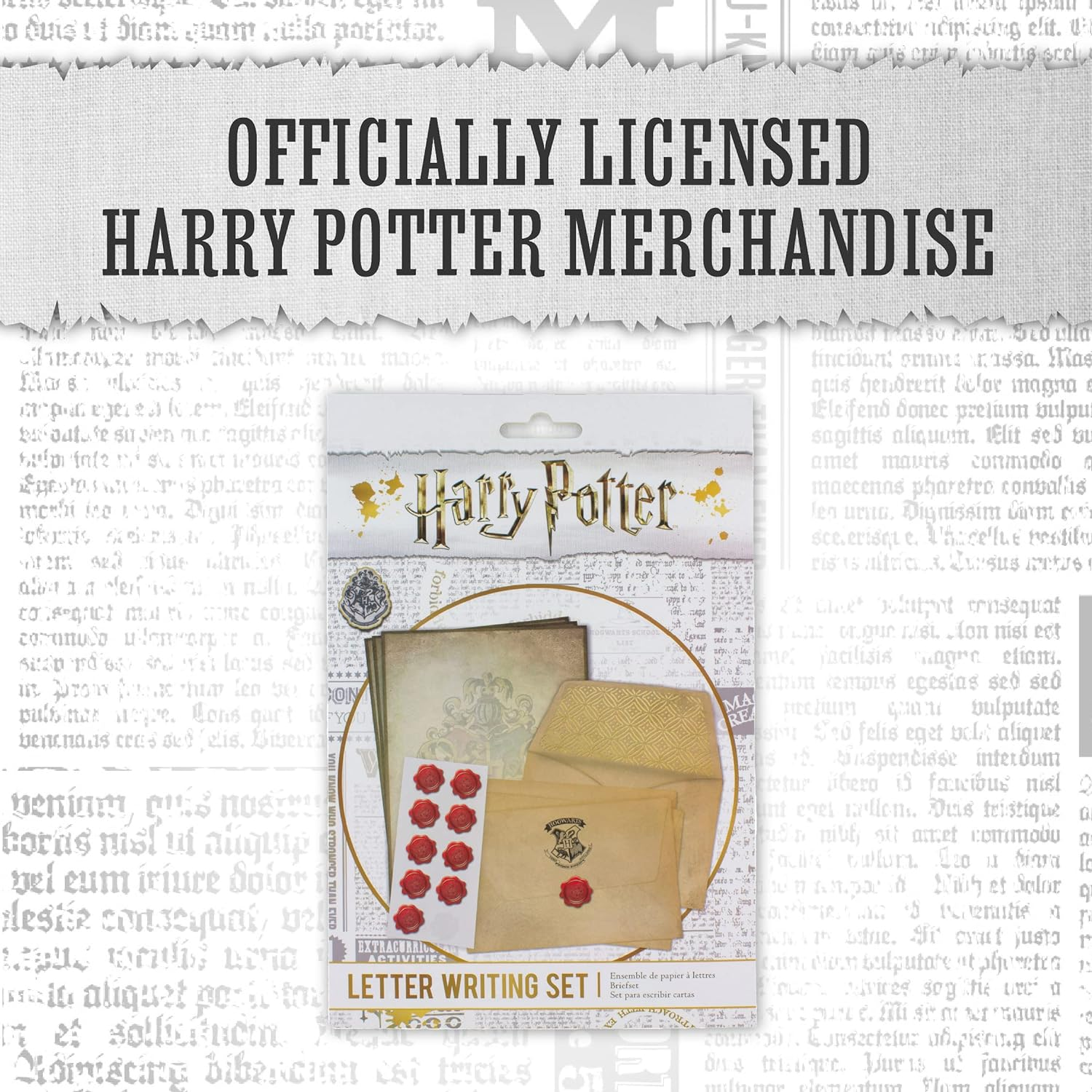 Paladone Harry Potter Hogwarts Letter Set - Officially Licensed Harry Potter Merchandise