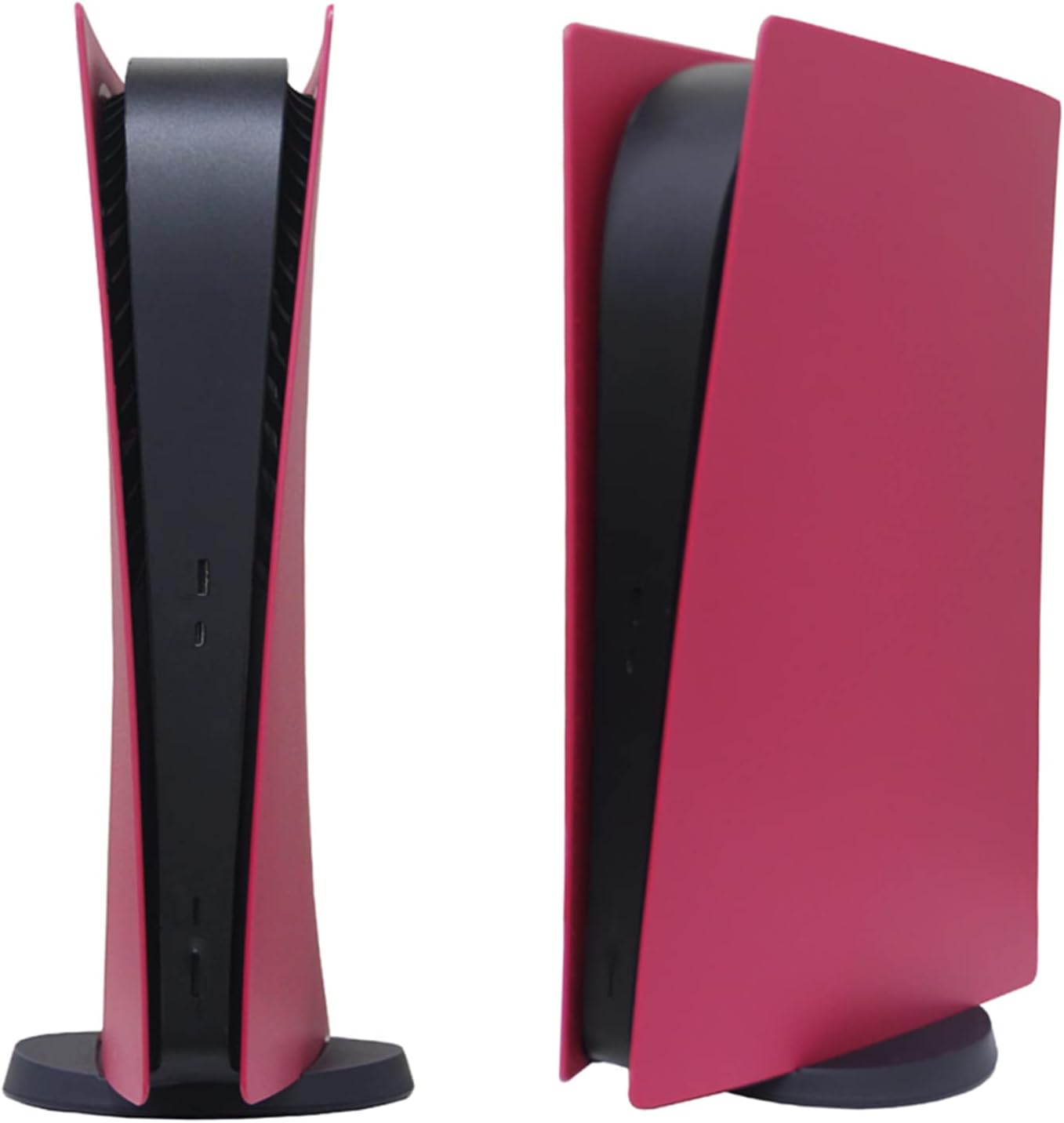 Digital Edition Face Plates Cover Skins Shell Panels for PS5 Console, Accessories for Playstation 5 Protective Shell Replacement Faceplate (Cosmic Red)