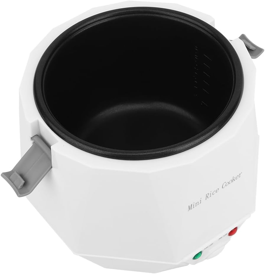 1.6L Mini Rice Cooker, 30 Minutes (2 Cups) Portable Travel Steamer Small, Removable Non-Stick Pot with Double Safety Buckle, Keep Warm, Suitable for 1-2 People - for 12V Car Use image number 2