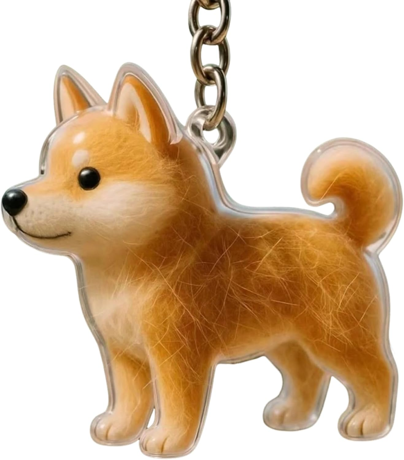 ETUCYNG Animal Keyring &ndash; Souvenir for Keeping Your Pet'S Hair Charm Accessory for Boys Girls Men Women Wallet Bag image number 2