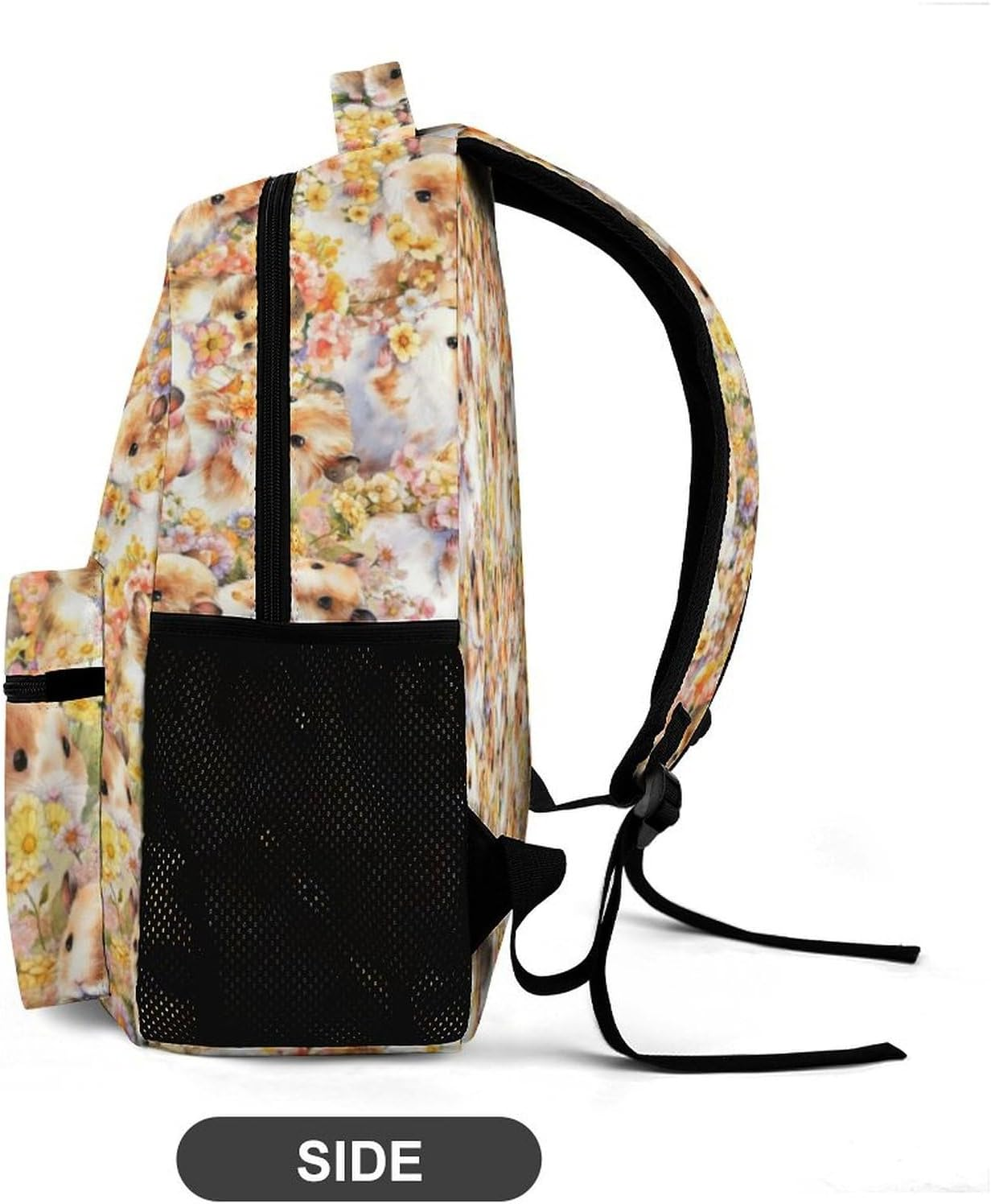 Hamster Backpack for Kids Girls Boys School, 16 Inches Hamster Bookbag, Hamster Backpack for School - Hamster Backpack1 Set image number 6