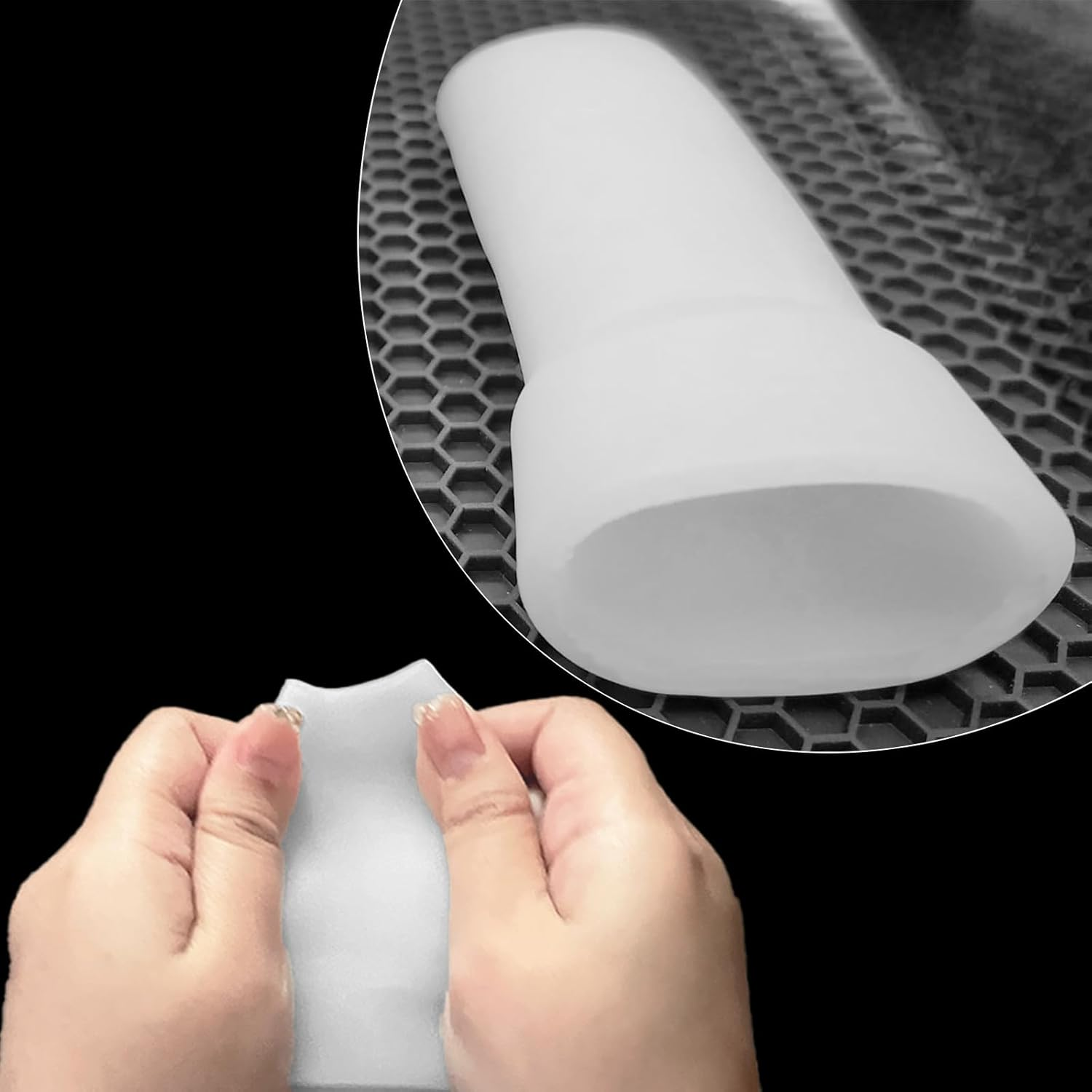 3 in 1 Silicone Glanis Protector Cap Silicone Protective Cover for Extenders Traction Device Reusable Replacement Parts image number 6