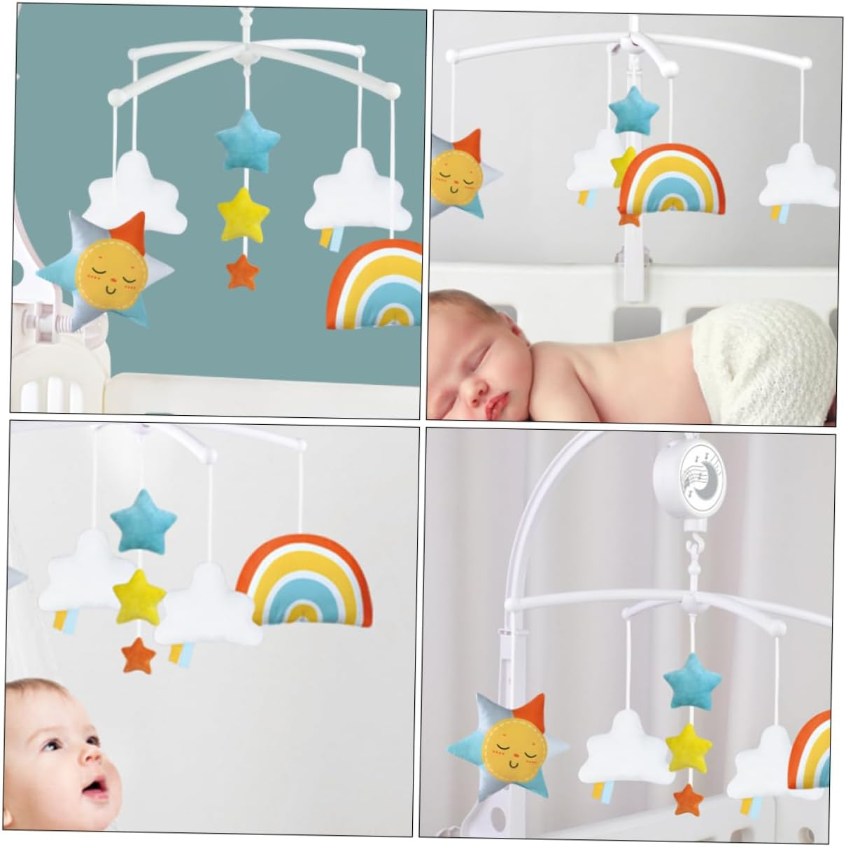 1 PC Bed Bell Decorative Plaything Cartoon Design for Newborns Durable Crib Accessory for Parent Communication No Batteries Required image number 3