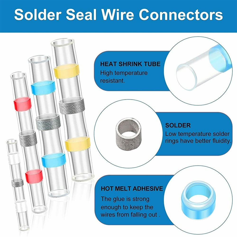 200PCS Solderstick Waterproof Solder Wire Connector Kit Original- image number 1
