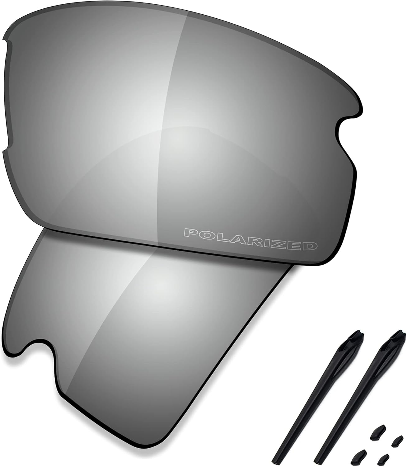 SAUCER Premium Replacement Lenses & Rubber Kits for Oakley Flak 2.0 OO9295 Sunglasses - Anti-Frog Photochromic Activated, High Definition image number 4