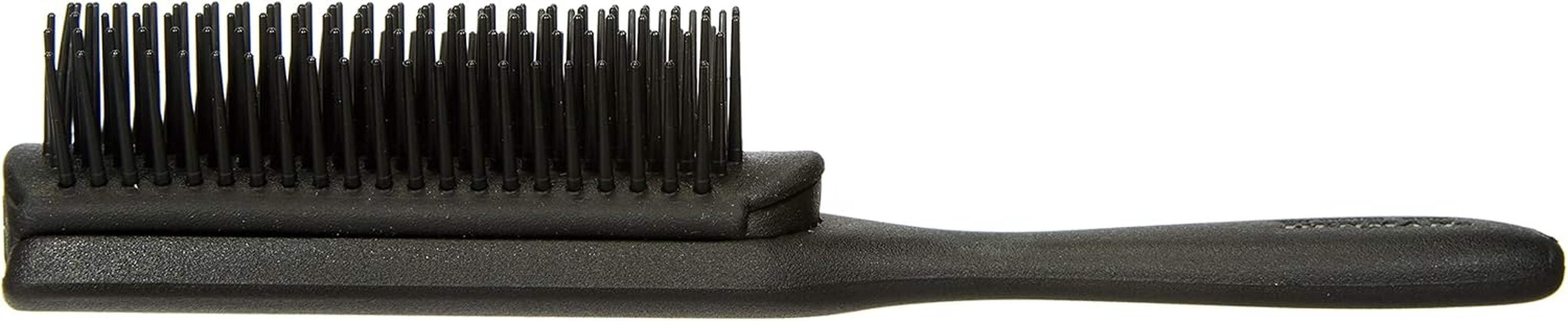 Denman D3 M Monsieur Hair Brush 7 Row Brush with Black Handle Black Rubber Pad image number 3