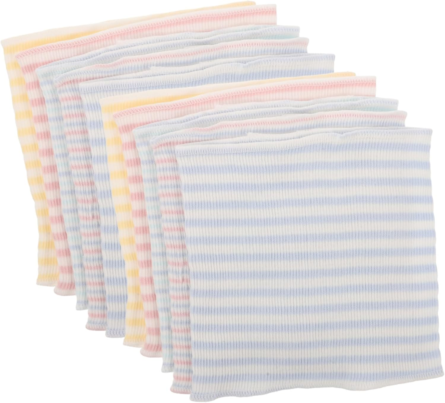 VICASKY 10Pcs Baby Cotton Belly Band Set Breathable Infant Navel Bands Elastic Belly Belts for Newborns Protective Design Suitable for Baby Care and Comfortable Use image number 3