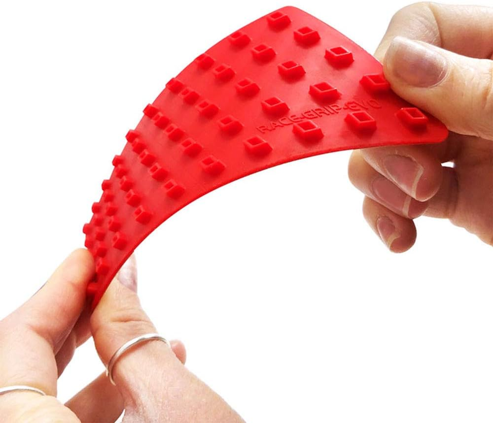 4R Quattroerre.It Race Grip Evo 18109 Side Non-Slip Tank Protector 16 X 5.5 Cm Black Pack of 2 image number 1