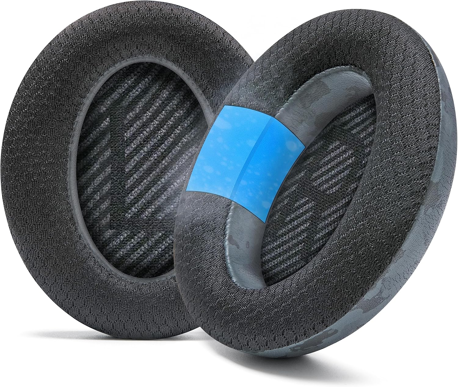 WC Freeze QC35 - Cooling Gel Ear Pads for Bose QC35 & Qc35Ii (Quietcomfort 35) Headphones & More | Breathable Sports Fabric, Cooling Gel, Extra Thick & Cooler for Longer | Orange Prism