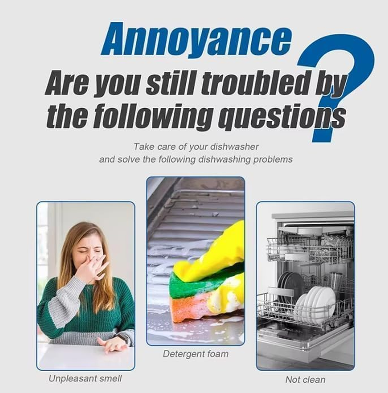 30 Pack Dishwashing Cleaner Tablets-Ultimate Cleaning Power for Sparkling Dishes. Individually Wrapped,Deep Cleaning, Removes Grease & Limescale, Compatible with All Machines. 20G/Pc-600Grams image number 5