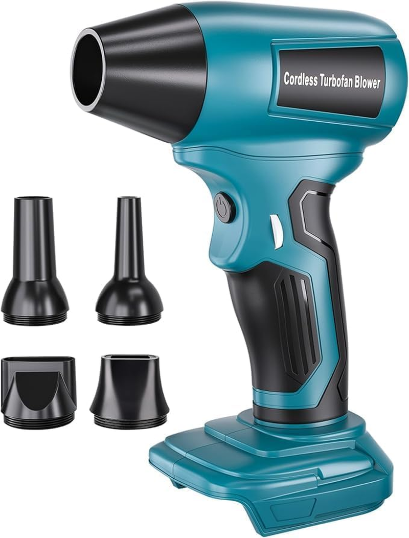 Cordless Leaf Blower, Turbo Jet Blower for Makita18V LXT Battery, Handhold Brushless Air Blower, Electric Air Blaster Duster with 130,000 RPM High Speed Brushless Motor for Cleaning image number 5