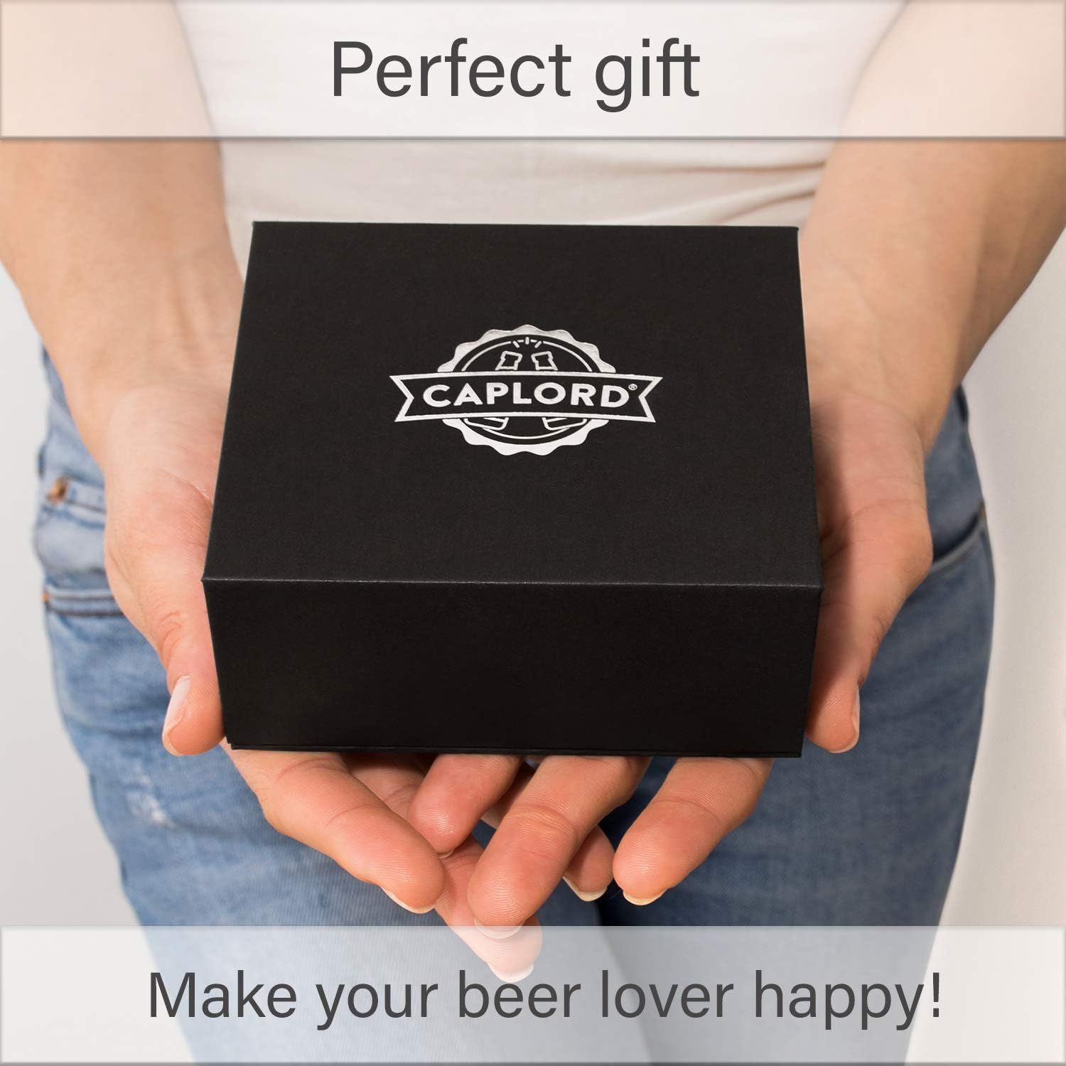 Wall Mounted Beer Bottle Opener with Magnetic Cap Catcher | Unique Present for Friends, Men, Women, Housewarming Gifts | Dad Birthday Gift Ideas image number 4