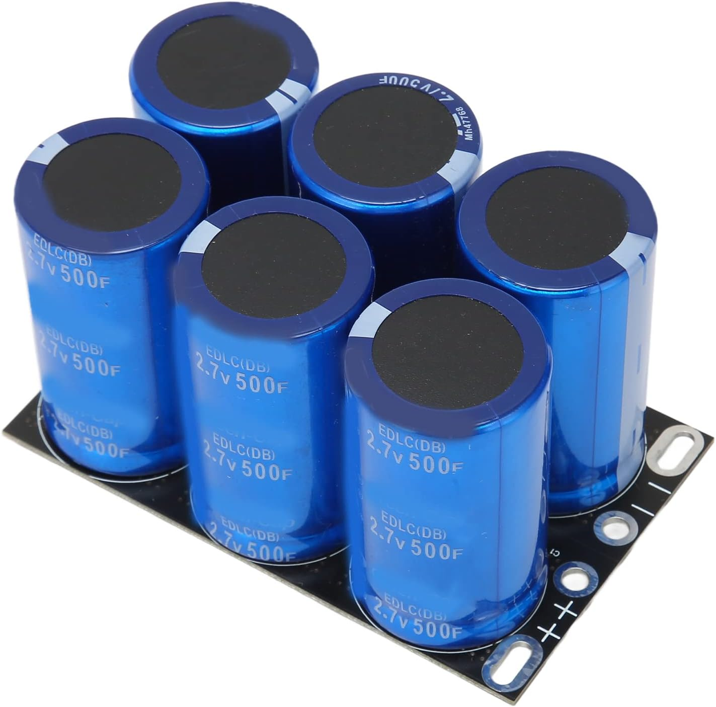 6Pcs PCB Capacitor Module, Automotive Rectifier Capacitor, 16V 83F & 2.7V 500F High Current Discharge image number 1
