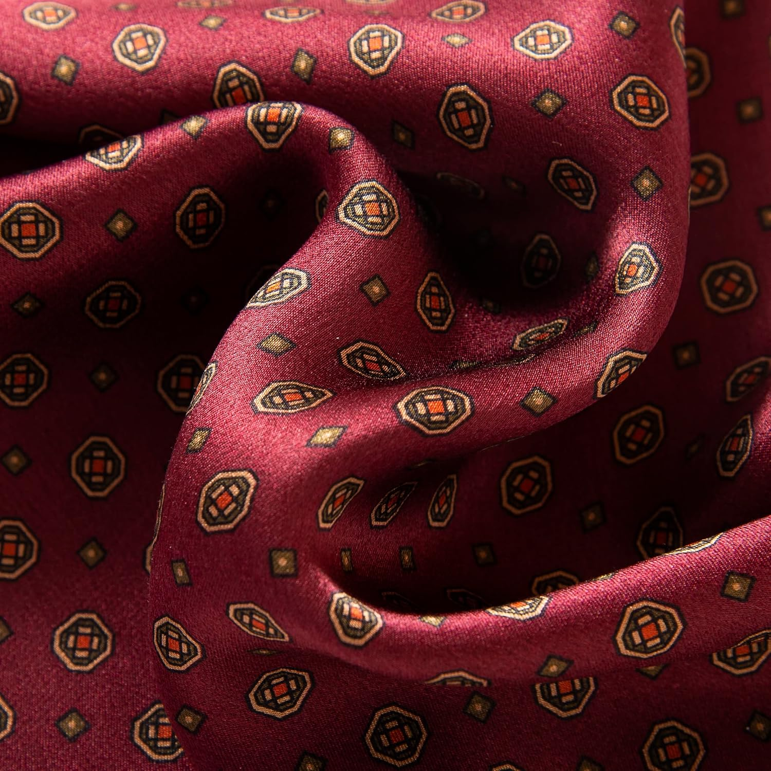 ASASILK Fashion Men Scarf,Luxurious Scarf for Men,Long Neck Scarf,Gift,11''X67'',Mulberry Silk Scarf for Men - Black And White image number 3