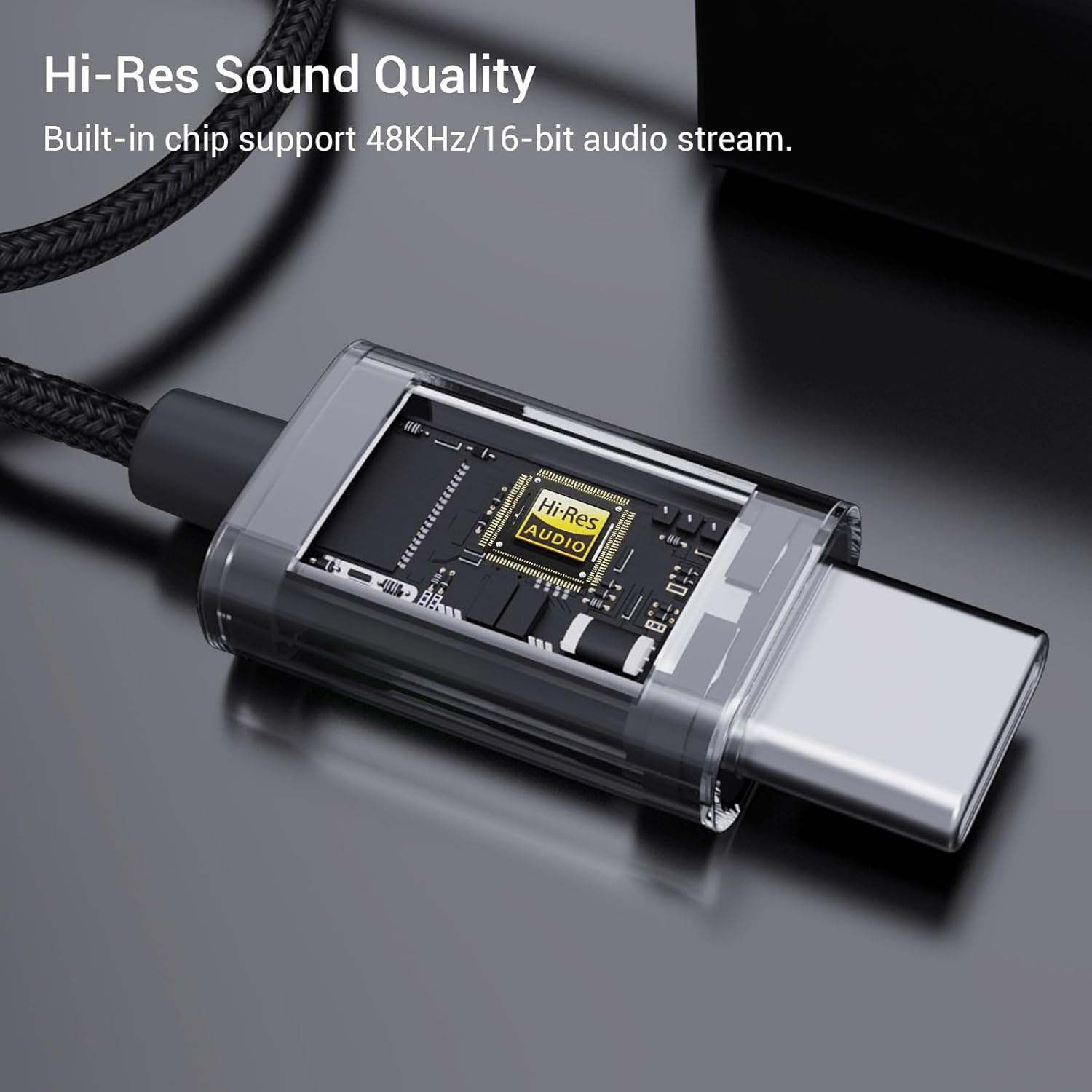 Cubilux USB C SPDIF Receiver [Stereo Recording ONLY, NOT for Playing Audio] Optical/Toslink Line-In Adapter for Type C Laptop Tablet Phone, Iphone 16/15, Ipad Pro 13/12.9/11, Ipad Air 13/5Th, Macbook image number 6