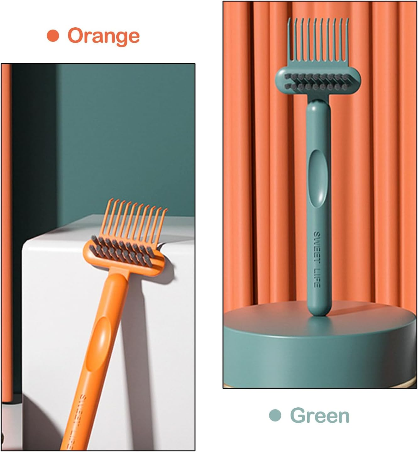 Pack of 2 Hair Brush Rake, Comb Cleaner Brush, 2-In-1 Cleaning Tool Comb Cleaner Brush, Comb Cleaning Brush, 2-In-1 Hair Brush Cleaning Tool, Hair Brush Cleaner Tool image number 1